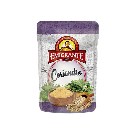 Coriandro Emigrante 25 G Con Abre Fácil