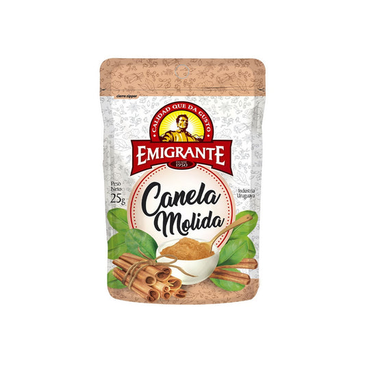 Canela Molida Emigrante 25 G Con Abre Fácil