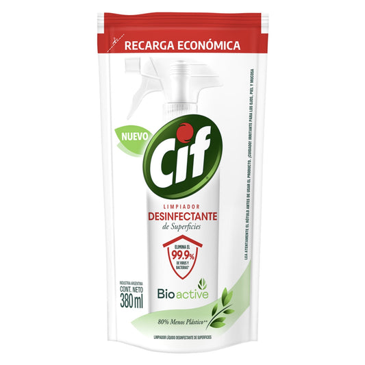 Desinfectante Cif Bioactive Recarga 380 Ml