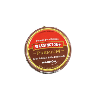 Pomada Para Zapatos Wassington Marrón 60 G