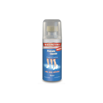 Pomada Líquida Para Cuero Y Cuerina Wassington Blanco 60 Cc