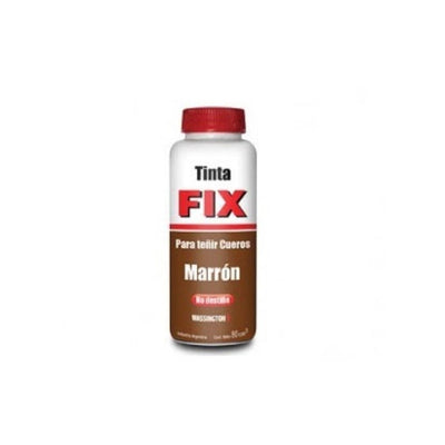 Tinta Para Cuero Wassington Fix Marrón 80 Cc