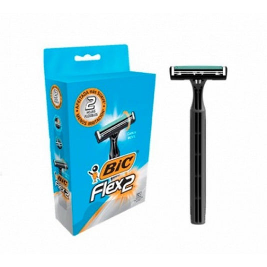 Afeitadora Bic Flex 2 Hojas 12 Unidades