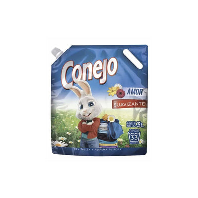 Suavizante De Ropa Conejo Amor 3 L