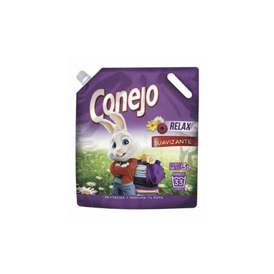 Suavizante De Ropa Conejo Relax 3 L