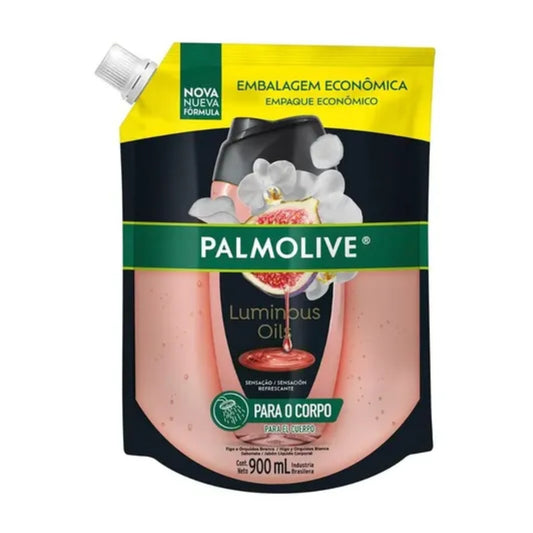 Jabon Líquido Corparal Palmolive Luminous Oils Higo Y Orquídea 900 Ml