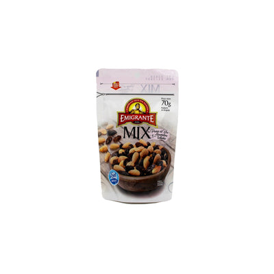 Mix Emigrante Almendras Tostadas y Pasas 80 G