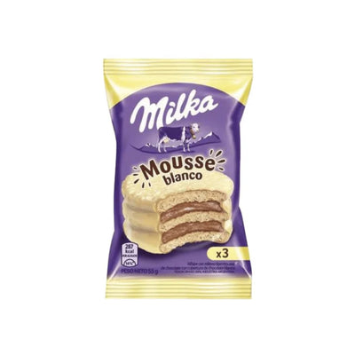 Alfajor Milka Triple Mousse Blanco 55 G