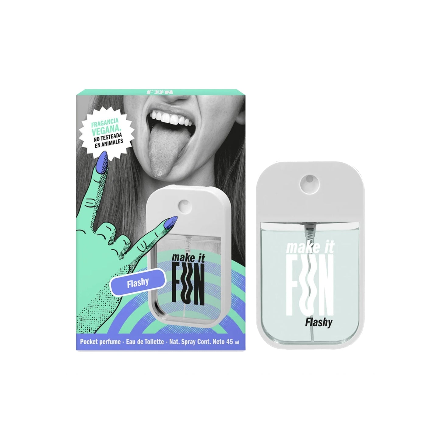 Eau De Toilette Make It Fun Woman Flashy Natural Spray 45 Ml