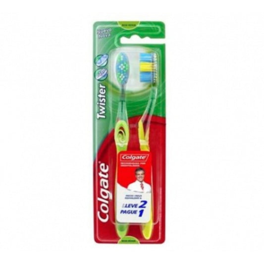 Cepillo Colgate Twister Fresh Medio 2 X 1