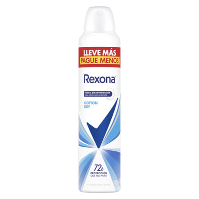 Antitranspirante Rexona Cotton Dry Aerosol 250 Ml