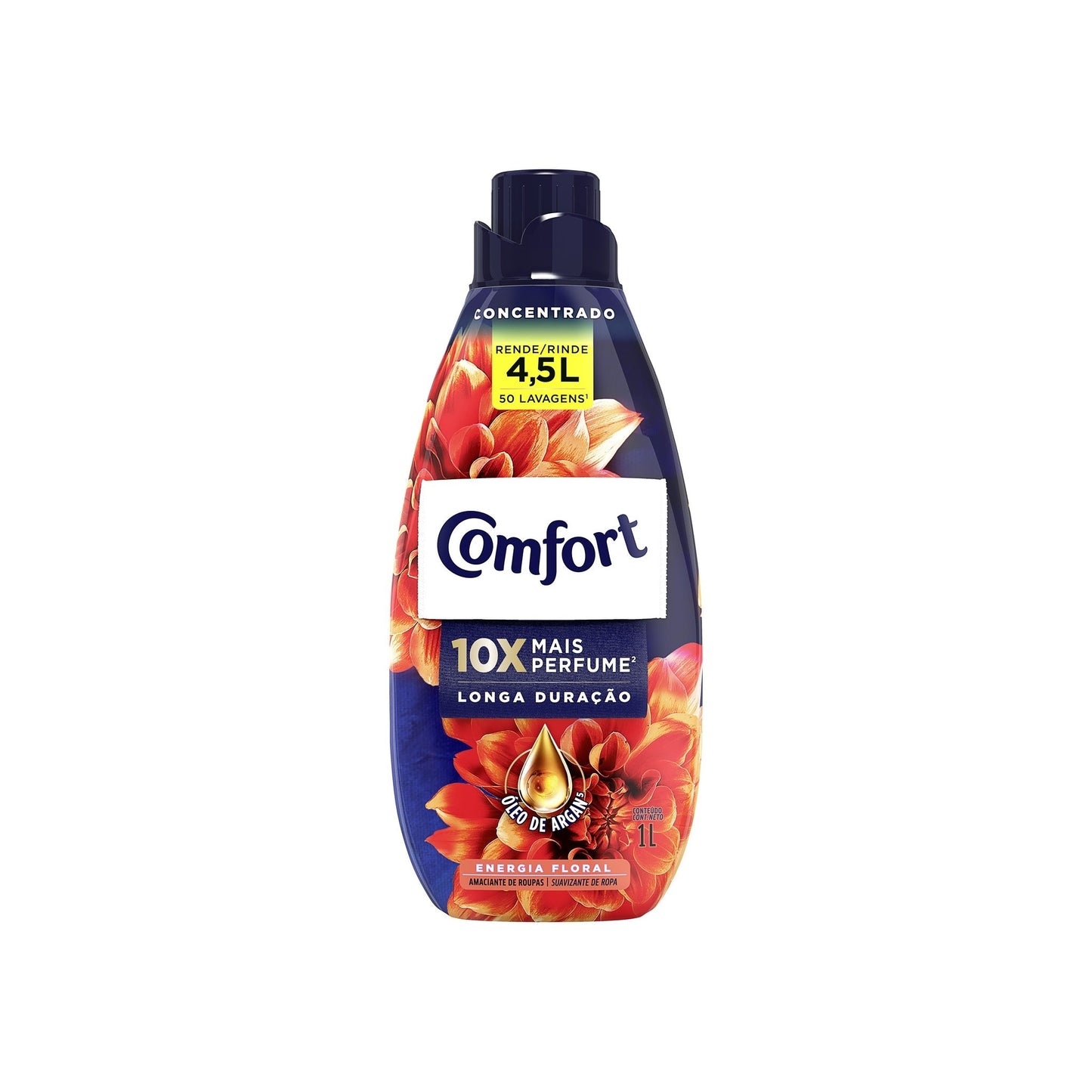Suavizante De Ropa Comfort Energía Floral 1 L