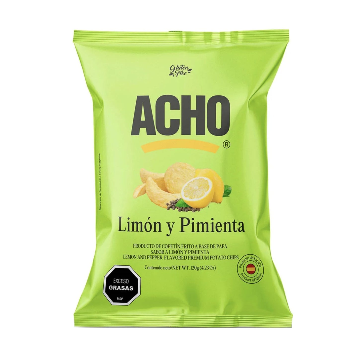 Papas Fritas Acho 130 G Gluten Free Limón Y Pimienta