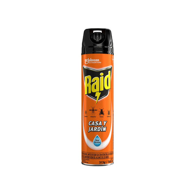 Raid Casa Y Jardin Aeroaol Multi Insectos Base Acuosa 360 Ml