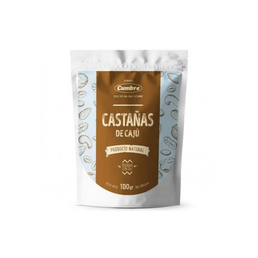 Castañas De Caju Tostadas Con Sal Cumbre 100 G