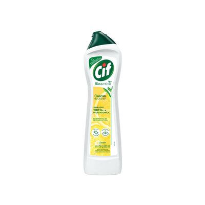 Limpiador Cif Crema Multiuso Limón 500 Ml