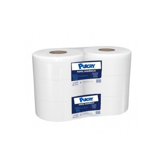 Papel Higiénico Pulcry Jumbo Profesional 8 Unidades 500 M Cada Unidad