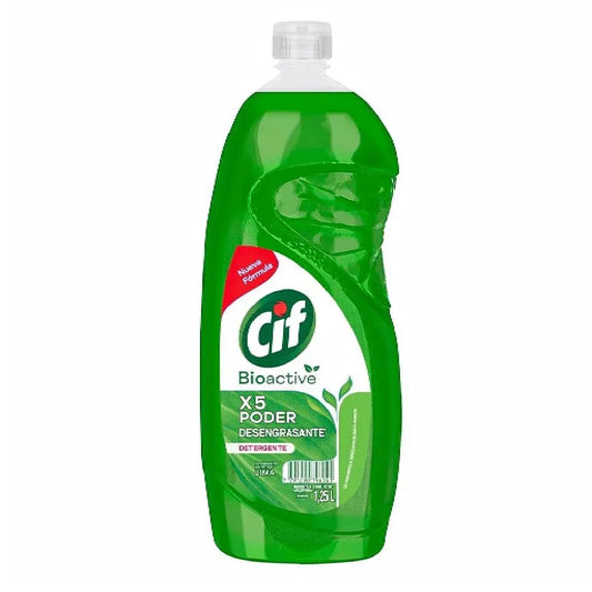 Detergente Cif Bioactive X5 Poder Desengrasante 1,25 L