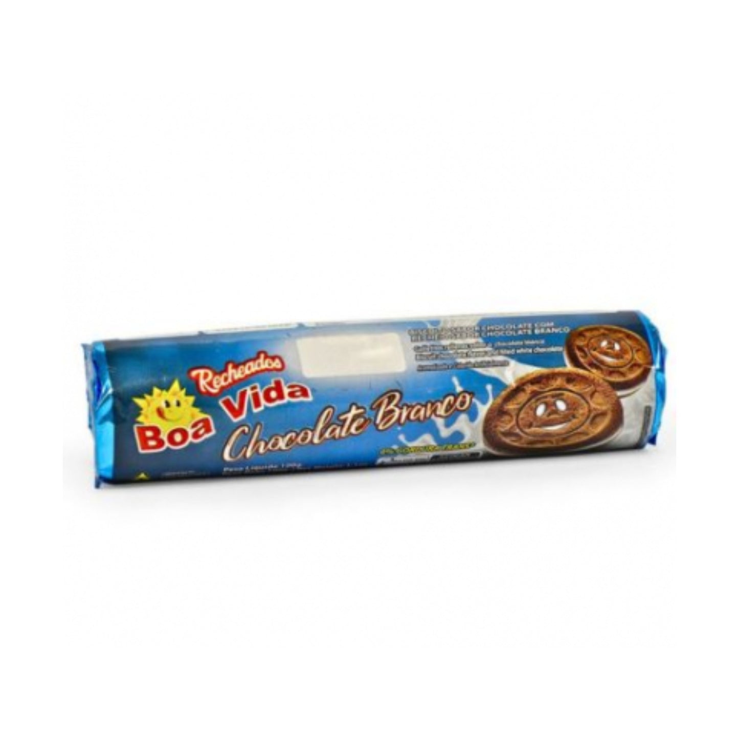 Galletas Rellenas Boa Vida Juvis 100 G Chocolate Blanco
