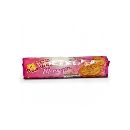 Galletas Rellenas Boa Vida Juvis 100 G Frutilla