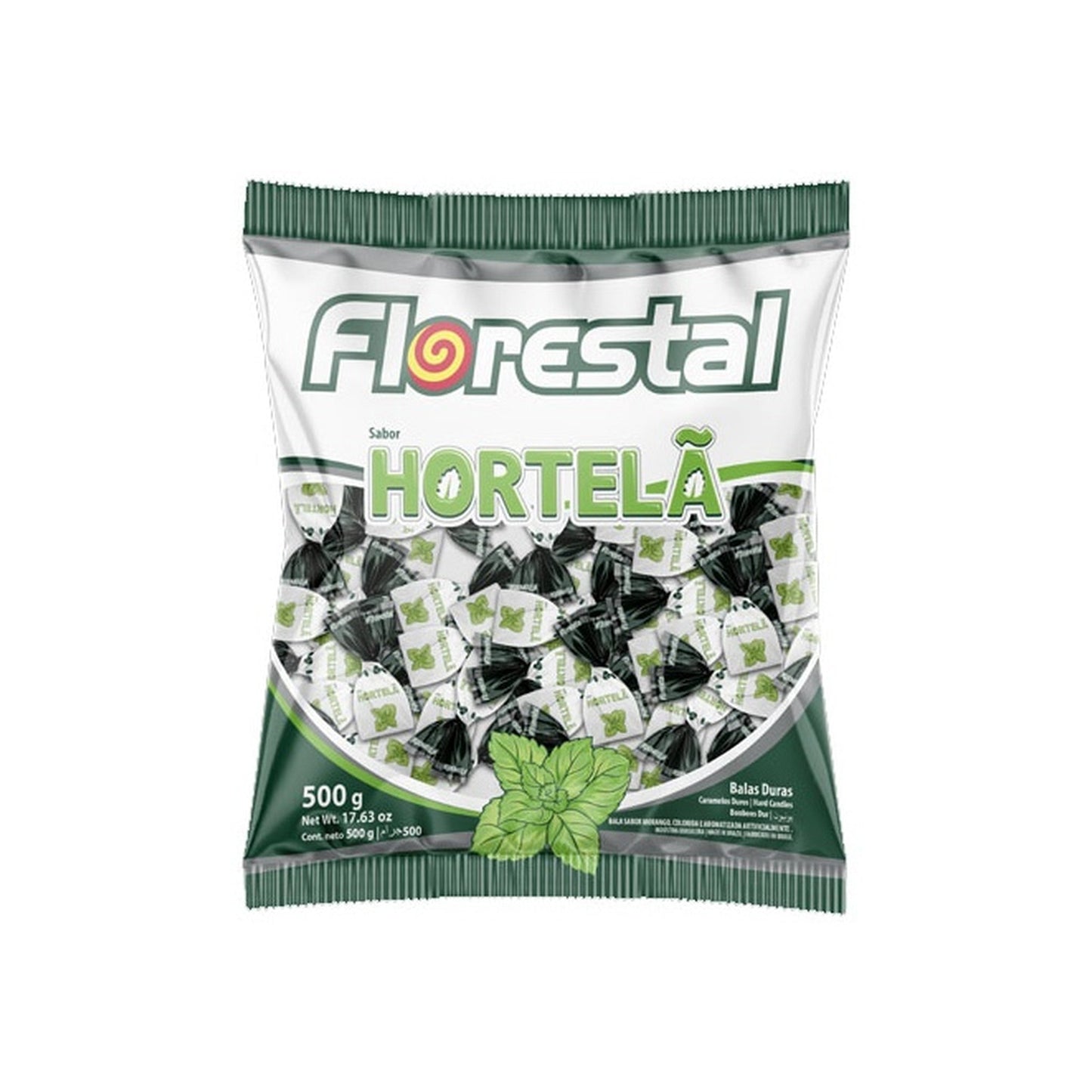 Caramelo Duro Florestal Menta 500 G