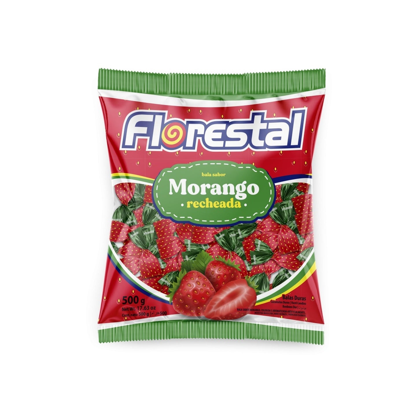 Caramelo Duro Florestal Frutilla 500 G