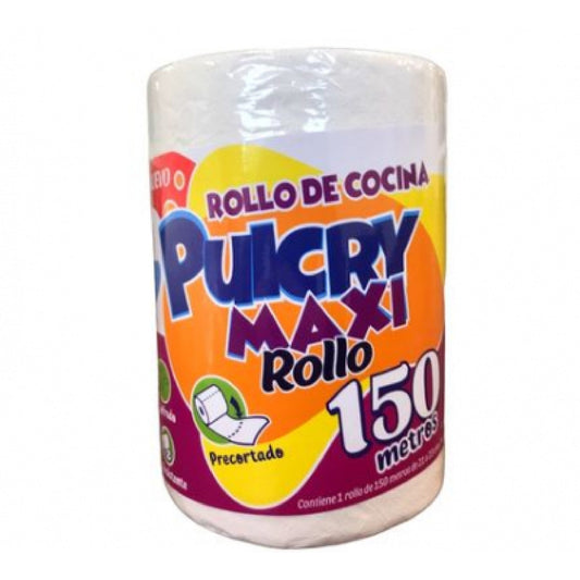 Toalla De Cocina Pulcry Maxi Rollo 150 M