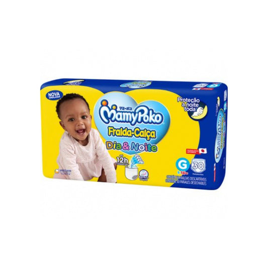 Bombachitas Bebe Mamypoko Día Y Noche G 9-14 Kg 30 Unidades
