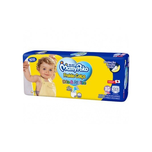Bombachitas Bebe Mamypoko Día Y Noche XG 12-17 Kg 26 Unidades