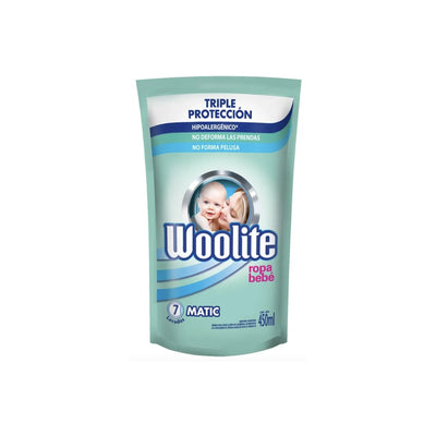 Jabón Líquido Para Lavarropas Ropa De Bebé Woolite 450 Ml