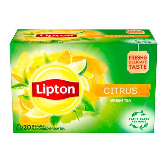 Té Verde Lipton Infusion 20 Sobres Citrus