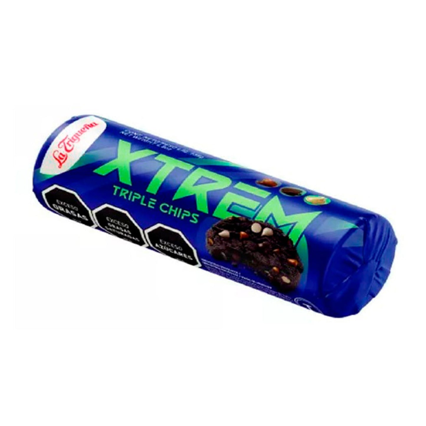 Galletas La Trigueña Xtrem Triple Chips 135 G