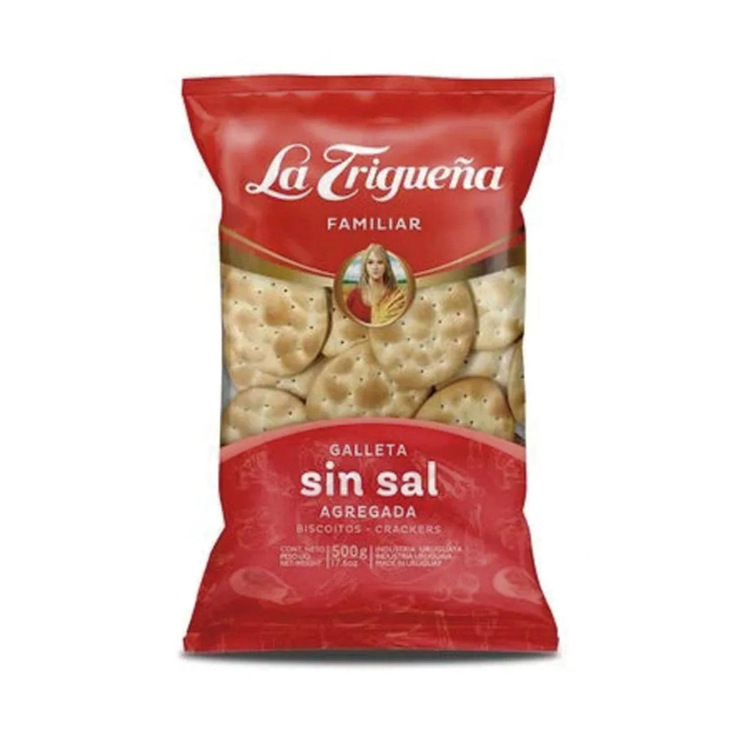 Galletas La Trigueña Familiar Sin Sal 500 G