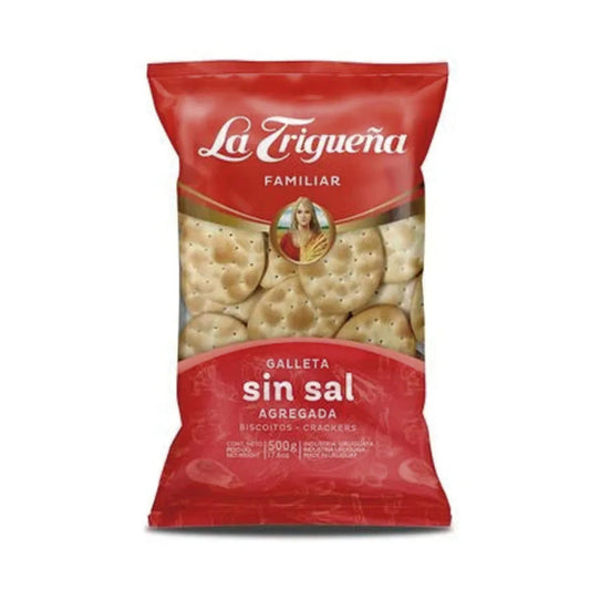 Galletas La Trigueña Familiar Sin Sal 500 G