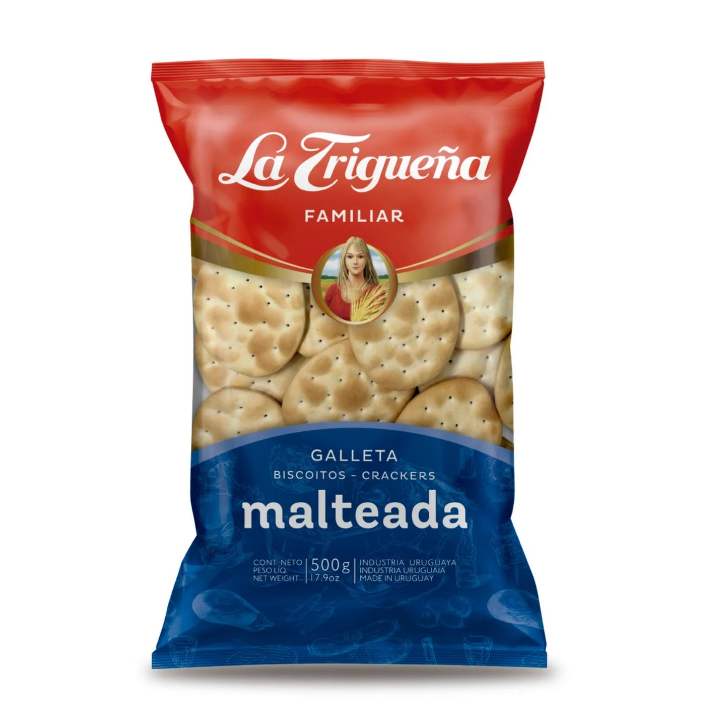 Galletas La Trigueña Familiar Malteada 500 G