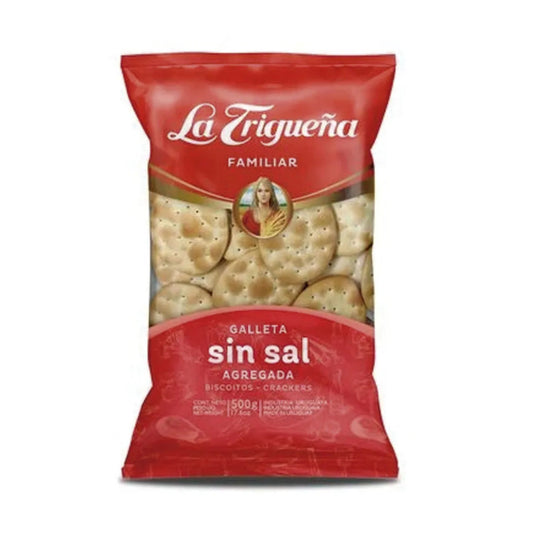 Galletas La Trigueña Familiar Sin Sal 500 G