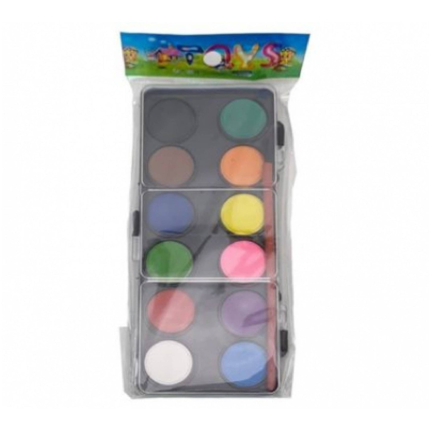 Acuarela 12 Colores Con Pincel