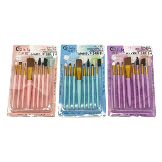 Pinceles De Maquillaje Varios Colores 8 Piezas