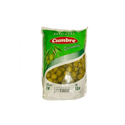Aceitunas Descarozada Cumbre Peso Escurrido 1 Kg
