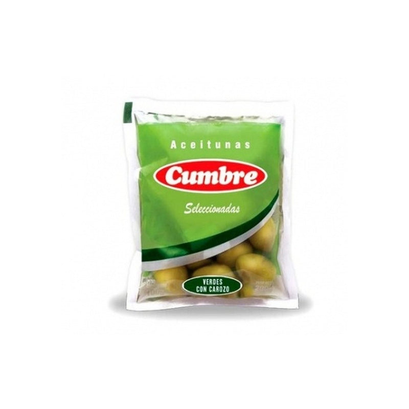 Aceitunas Con Carozo Cumbre 100 G Peso Escurrido