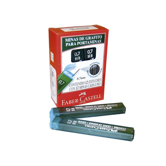 Minas Faber 0.7 Mm X 12 Tubos Hb