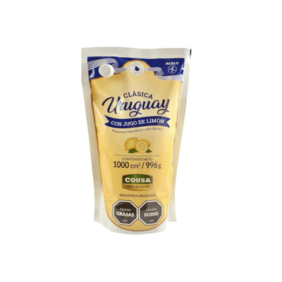 Mayonesa Uruguay Premium Con Jugo De Limon 980 G