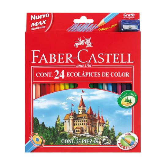 Lapices Faber Castell Color X 24 + 1 Sacapunta
