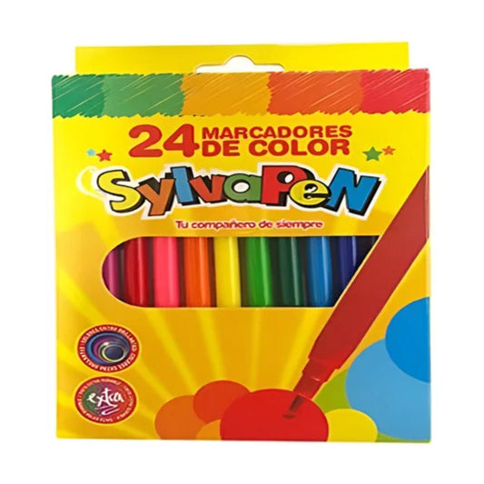 Marcador Sylvapen Lavable Fino X 24